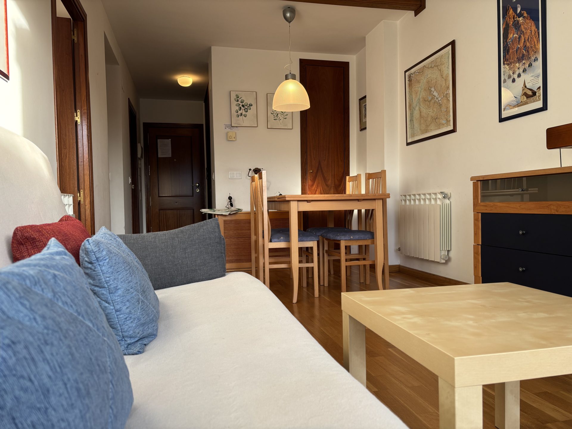 Salón de apartamento vacacional en Cerler
