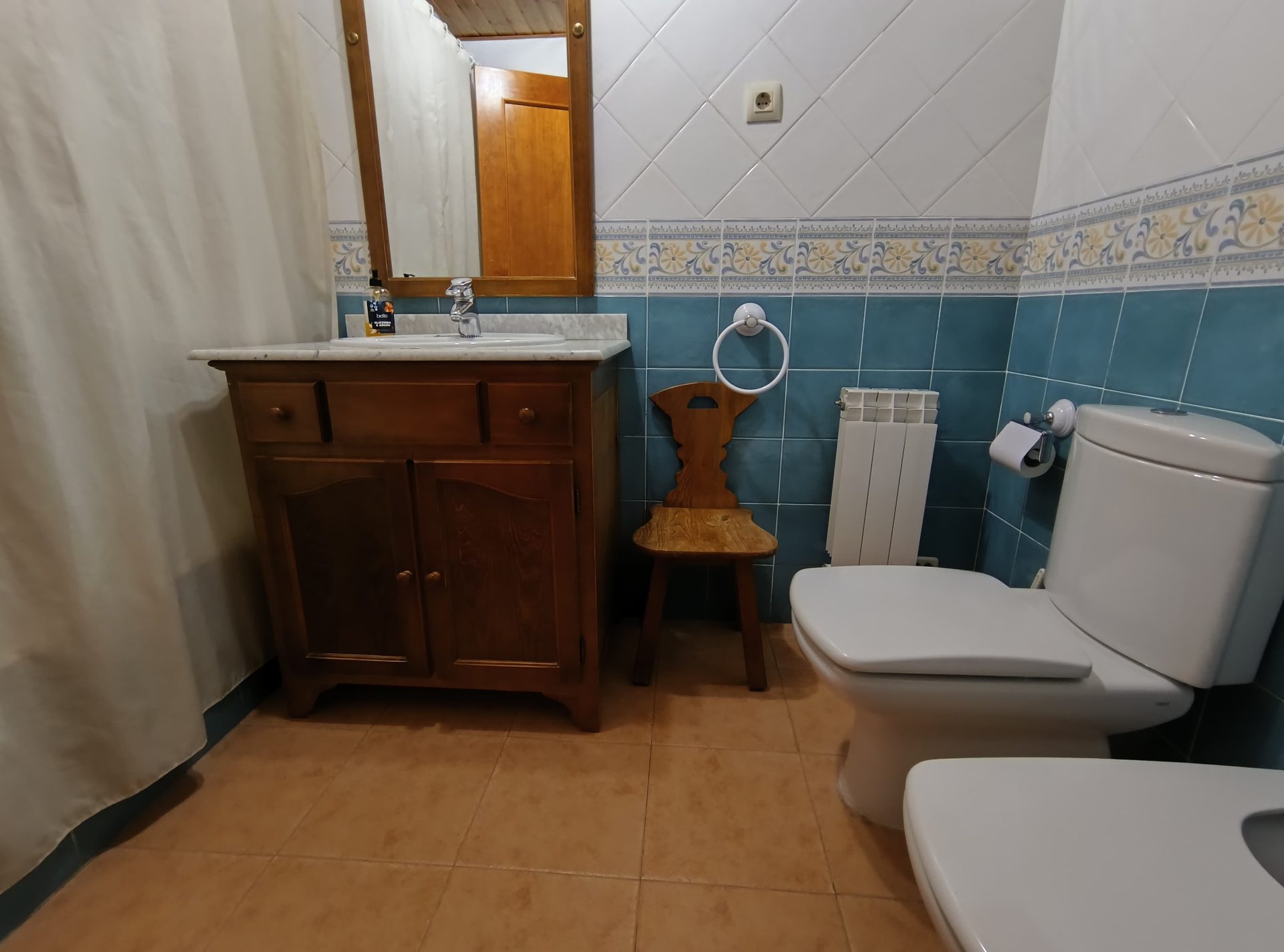 baño de alojamiento en benasque, pirineo aragonés